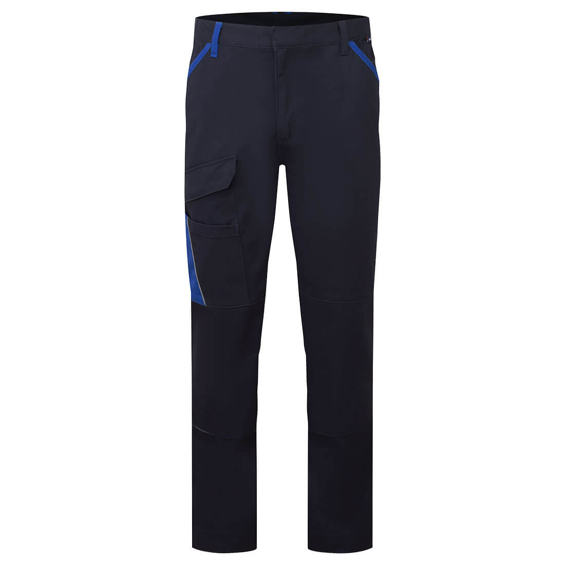 Hlače Radne Portwest CD131 NRR Crna/Plava - 100% Pamuk, 210g/m² (33-44) - 1