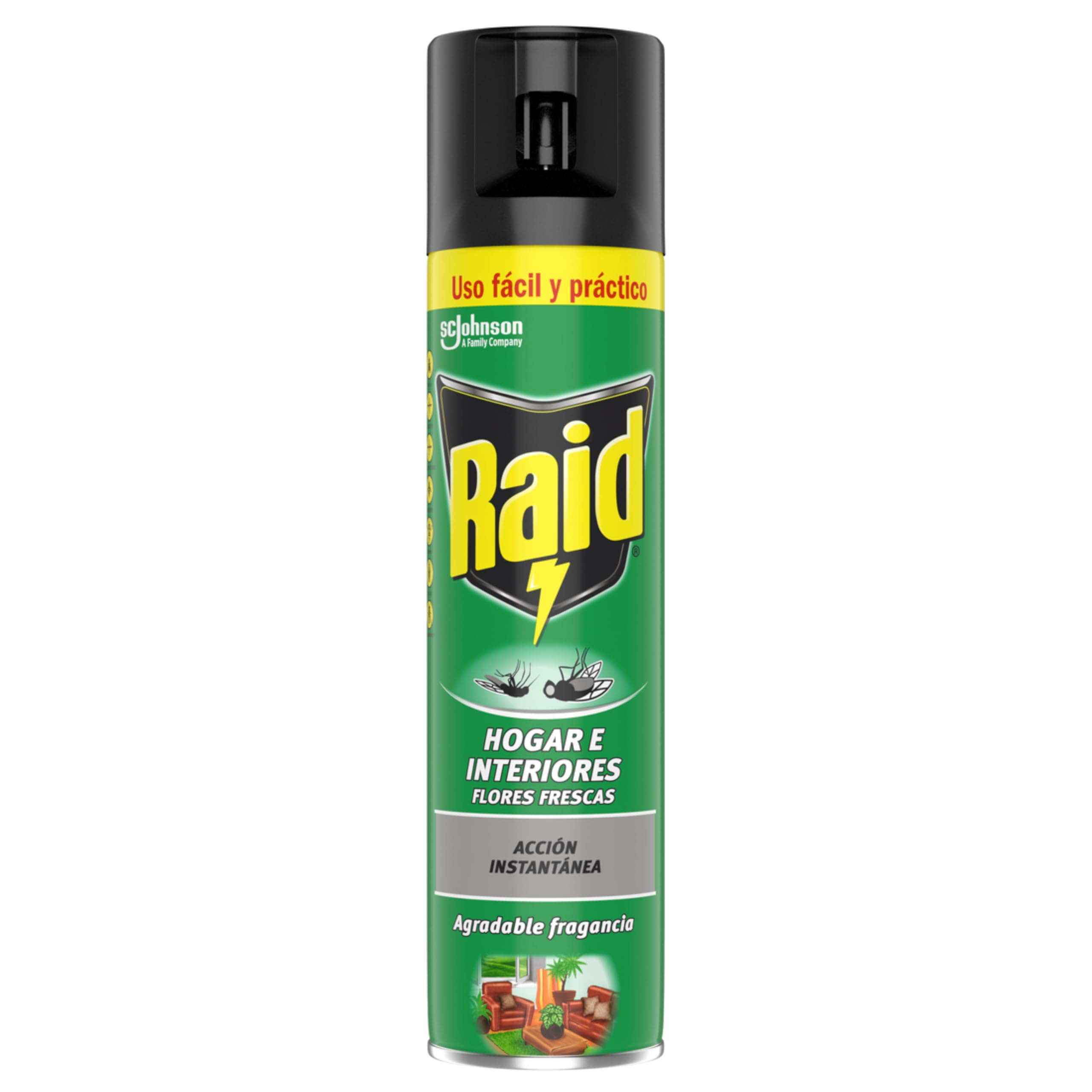 Raid Sprej Protiv Muha i Komaraca za Dom i Unutarnju Upotrebu 400ml, miris Svježeg Cvijeća