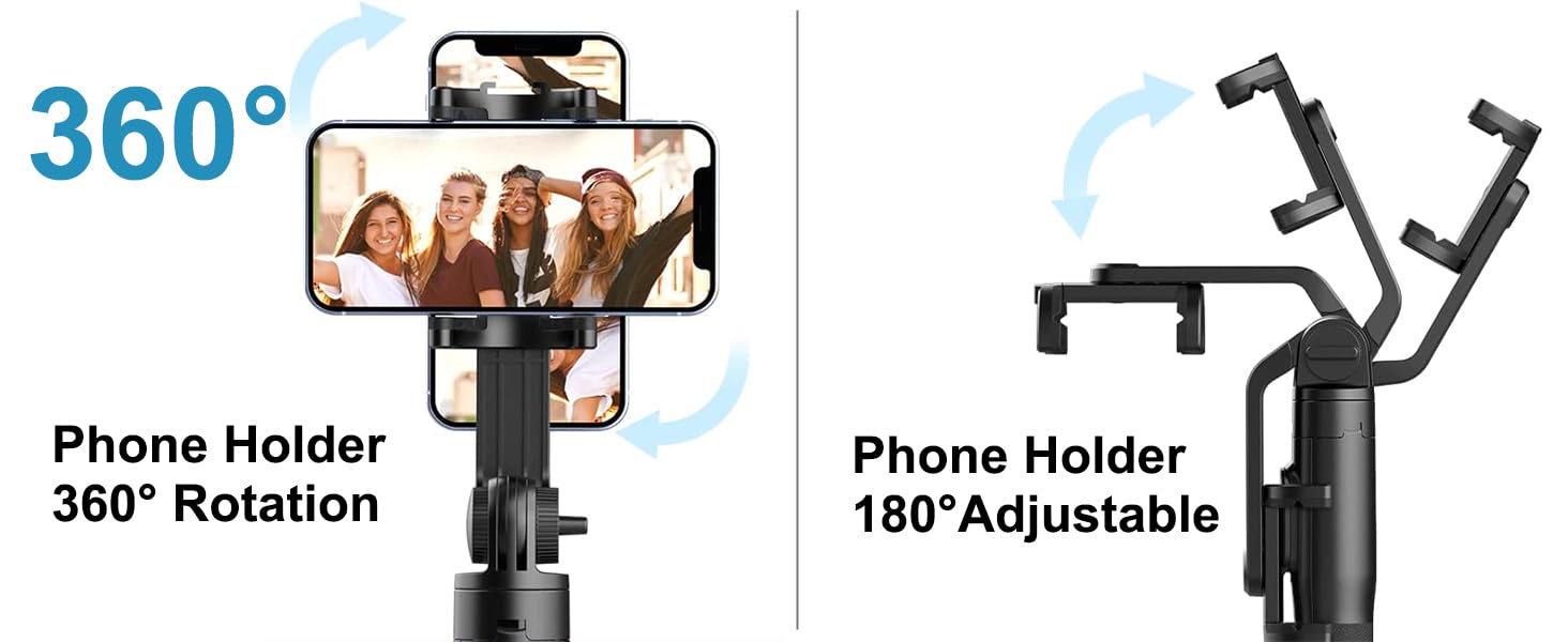 Selfie Štap / Tronožac, Produživi Selfie Štap s Bežičnim Daljinskim Upravljačem i Postolje Stativ, Prijenosni, 105 cm - 5