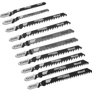 Set Listova Ubodne Pile, 10 komada Različitih KD10336 - 1