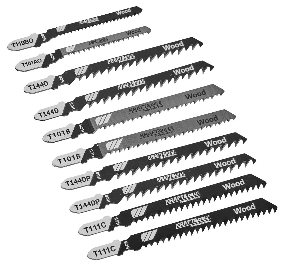 Set Listova Ubodne Pile, 10 komada Različitih KD10336 - 1