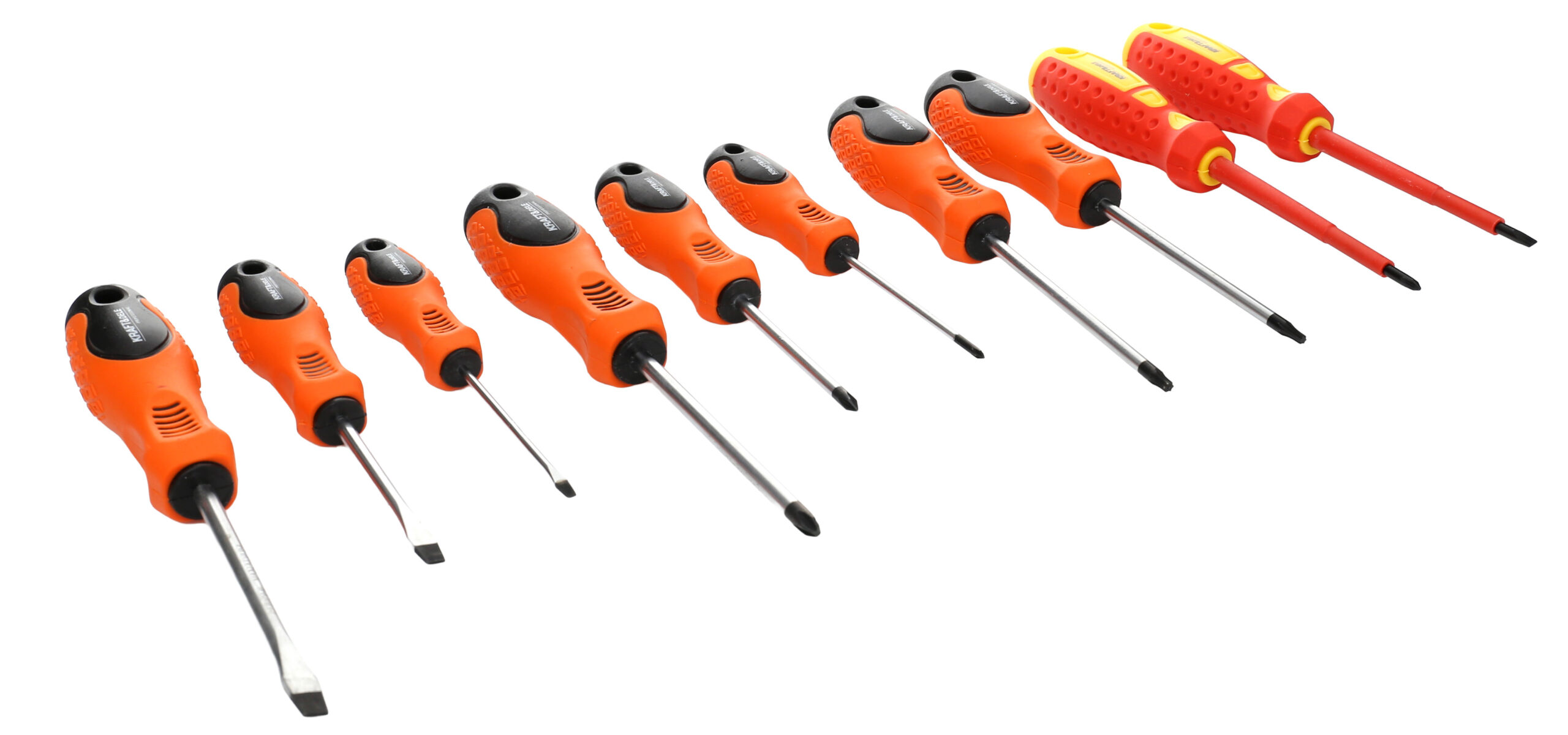 Set odvijača 10-dijelni KD10901, Ravni, križni i TORX - 1