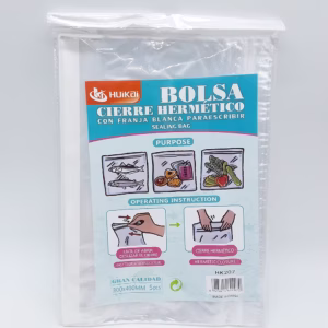 Vrećice sa Zip Lock Zatvaračem za Višekratnu Upotrebu – 300 × 400 mm, 5 kom - 1