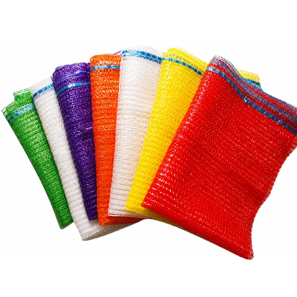Vreća mrežasta pletena za krumpir, luk, jabuke, češnjak, orahe 5-10 kg 30x45cm Crvena - 3
