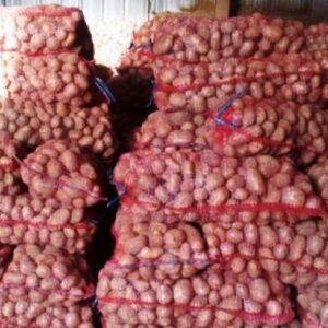 Vreća mrežasta pletena za krumpir, luk, jabuke, češnjak, orahe 30 kg 50x80cm Crvena - 1