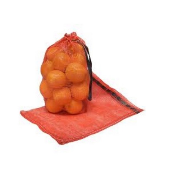 Vreća mrežasta pletena za krumpir, luk, jabuke, češnjak, orahe 5-10 kg 30x45cm Crvena - 4