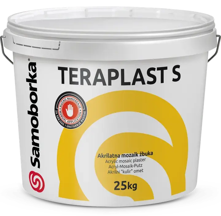 TERAPLAST S 25kg, akrilatna mozaik žbuka, kulir zrno do 1,2mm - 1