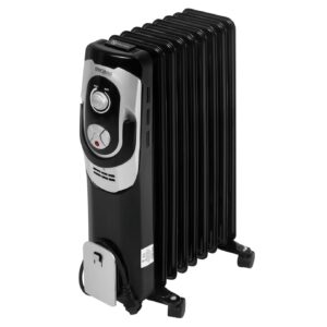 Uljni Radijator Električna grijalica s 3 stupnja grijanja 9 rebara 2000W KD6512 Crna KRAFT&DELE - 1