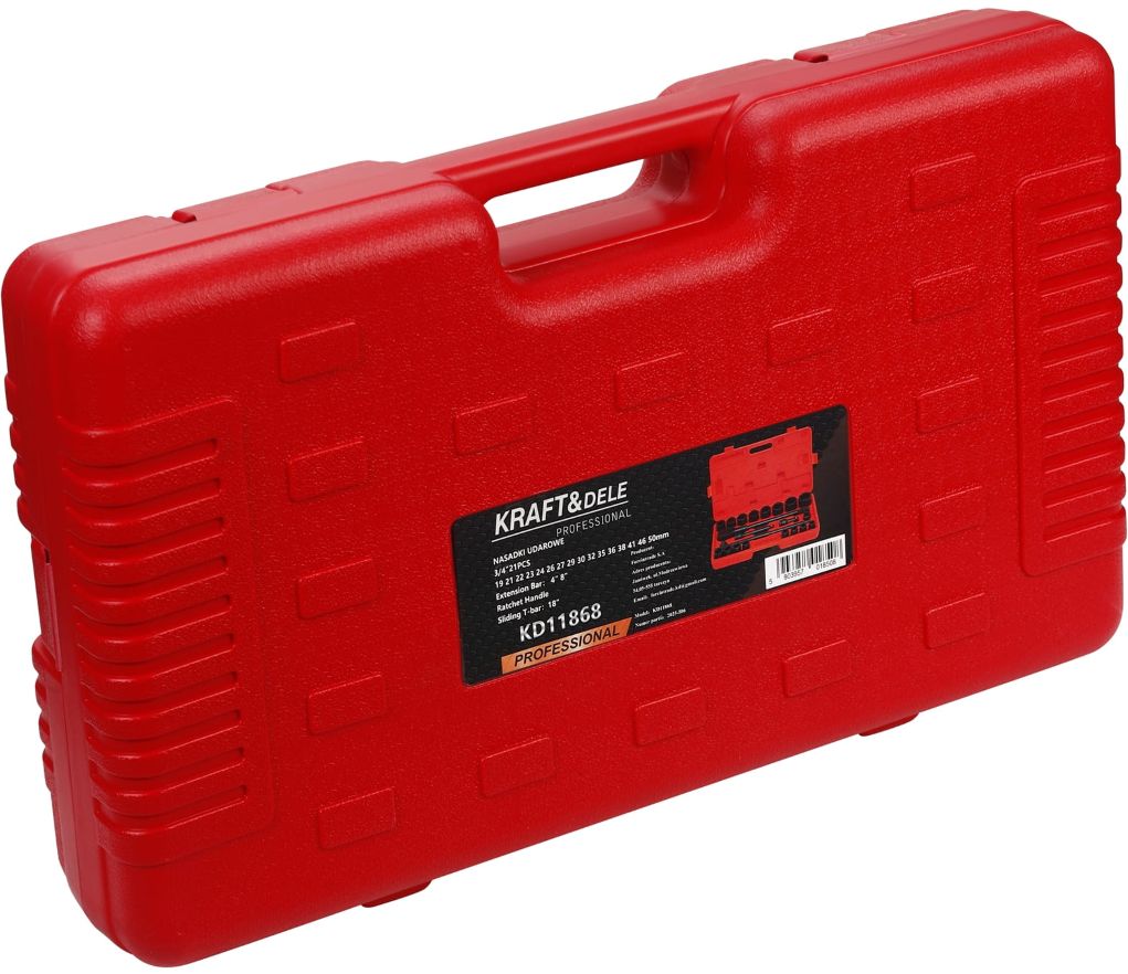 Ključevi Udarni 3/4" 21 kom KD11868 Račva + produžeci + udarni nastavci - 5