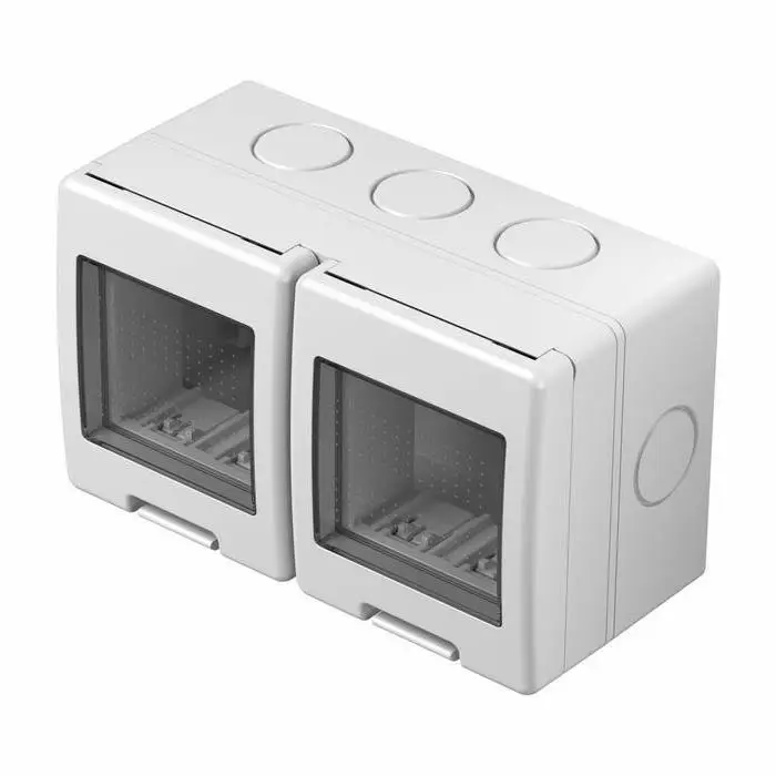 Kućište NO Cubo IP55 2x2M AQ22 Bijelo/Sivo NŽ Vodotijesno - 3