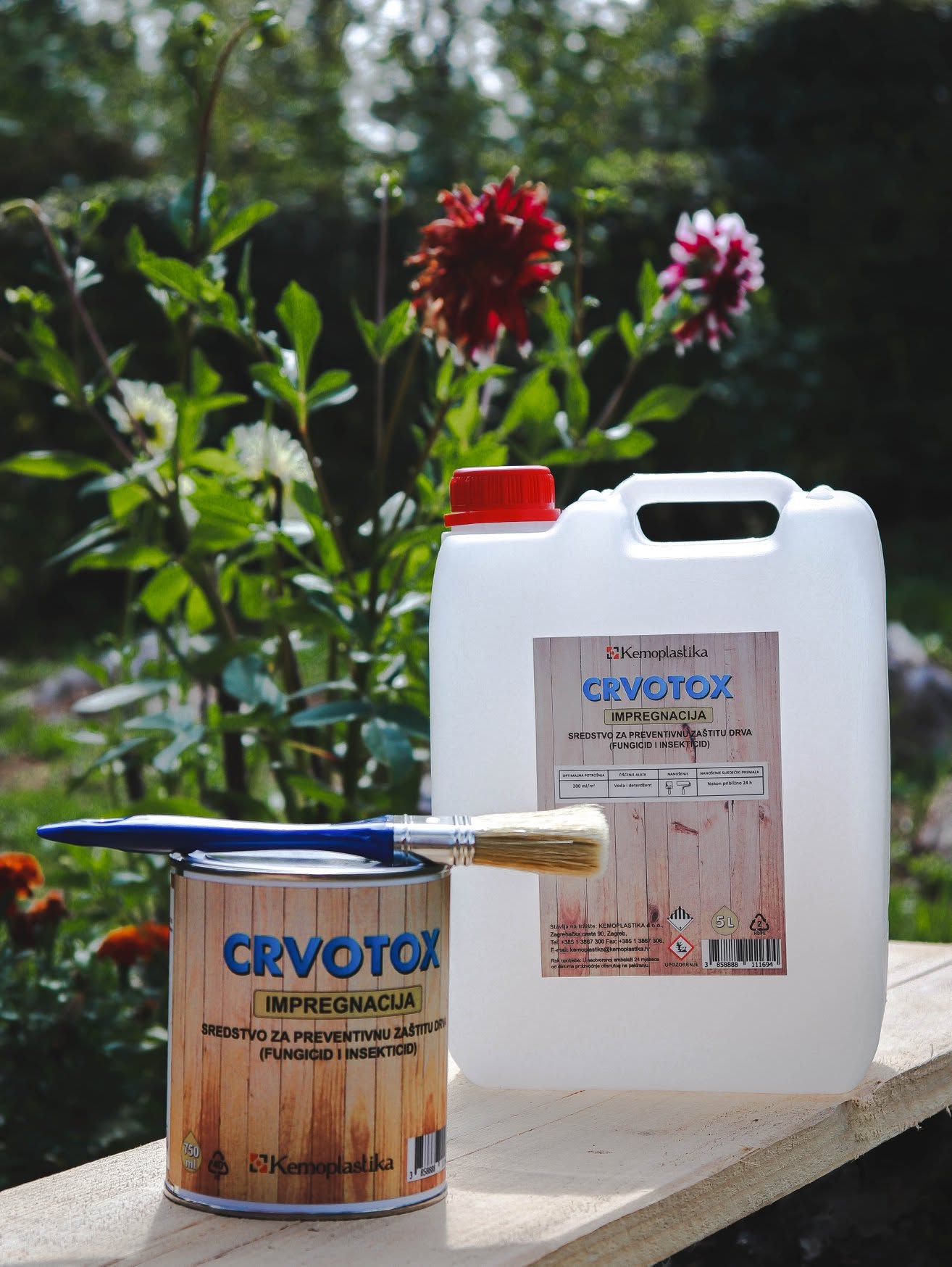 CRVOTOX Impregnacija za drvo 1/ 3 / 5 / 10 litara - Bezbojna - 4