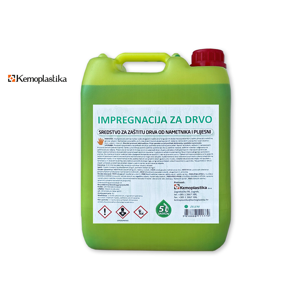CRVOTOX Impregnacija za drvo 1/ 3 / 5 / 10 litara - Bezbojna - 1