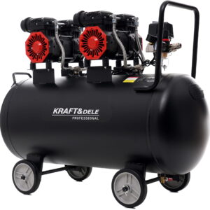 Kompresor bez ulja 100L 2x1500W KD1387 KRAFT&DELE - 1