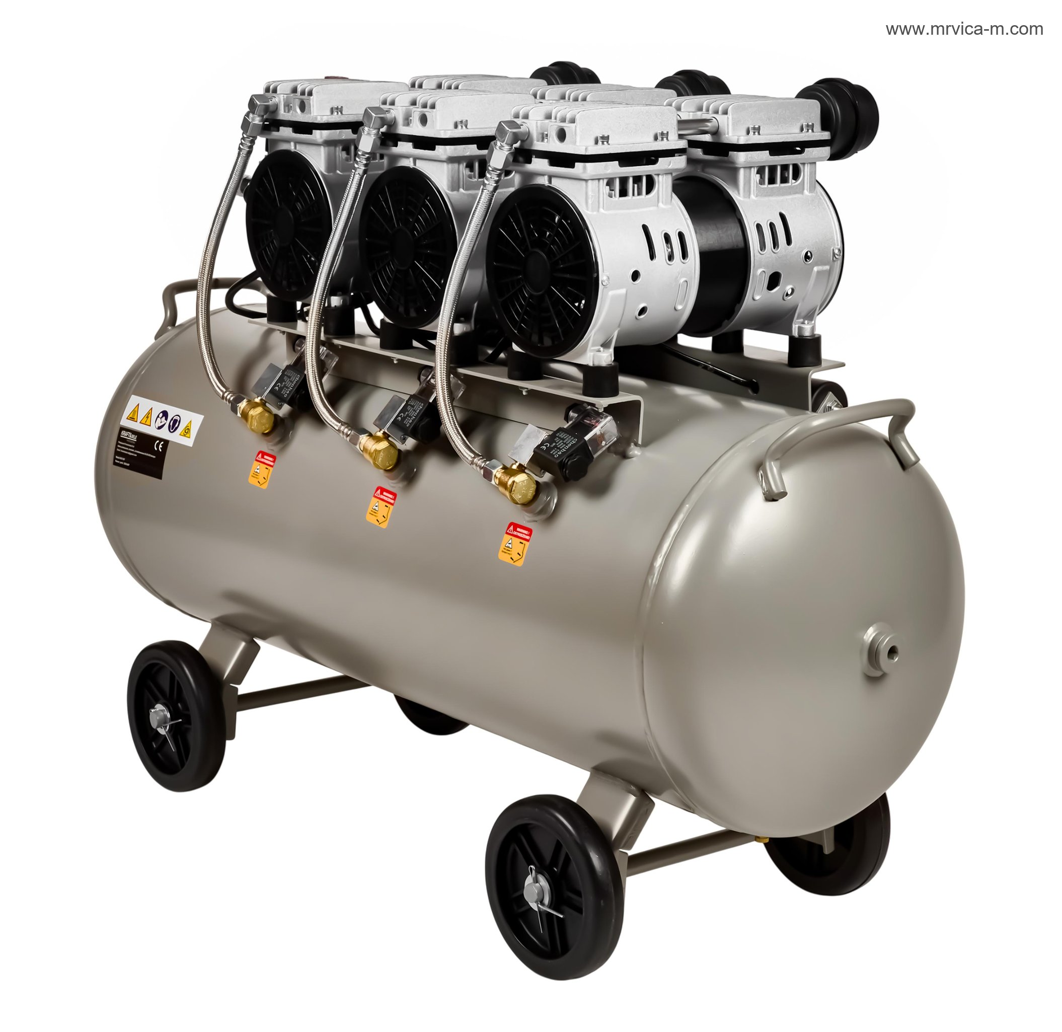 Kompresor bez ulja 100L 2x1500W KD1398 KRAFT&DELE - 4