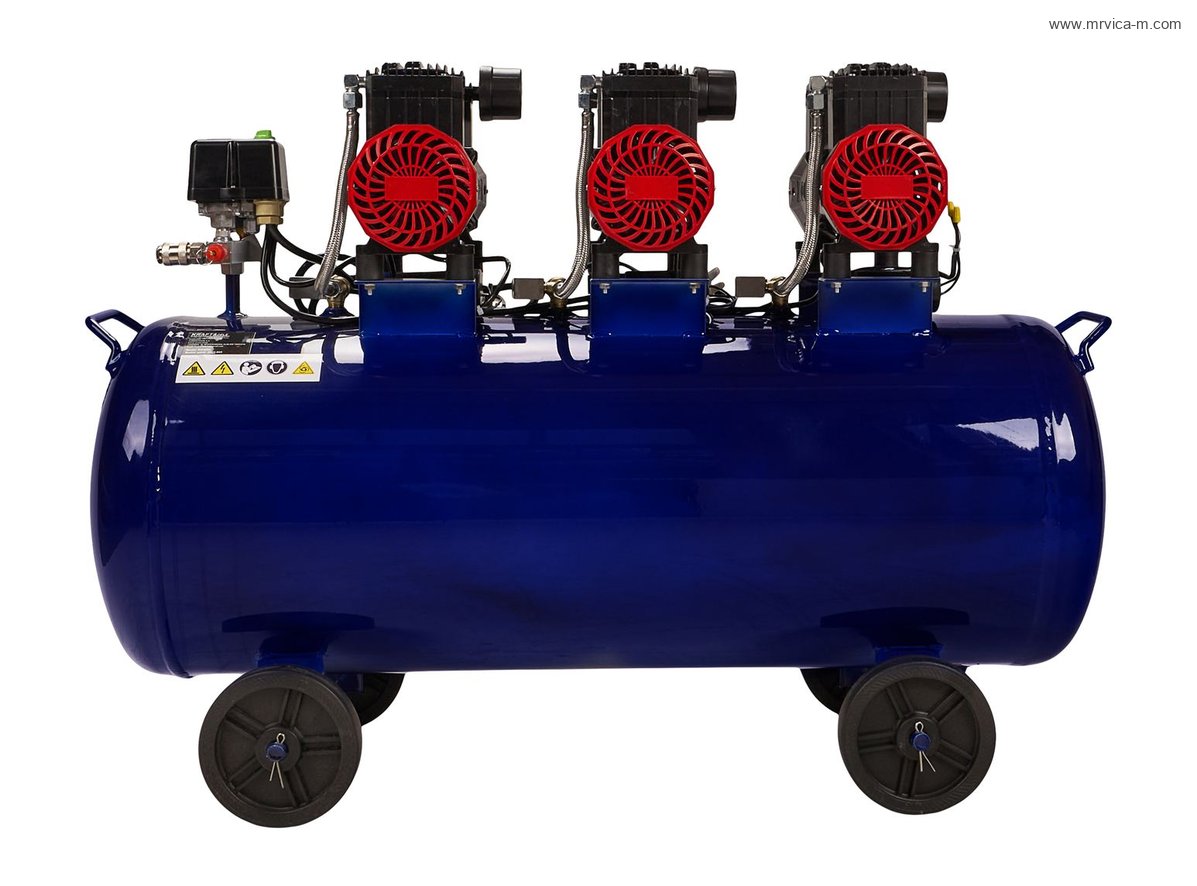 Kompresor bez ulja 100L 3000W 582L/min KD4053 KRAFT&DELE - 3