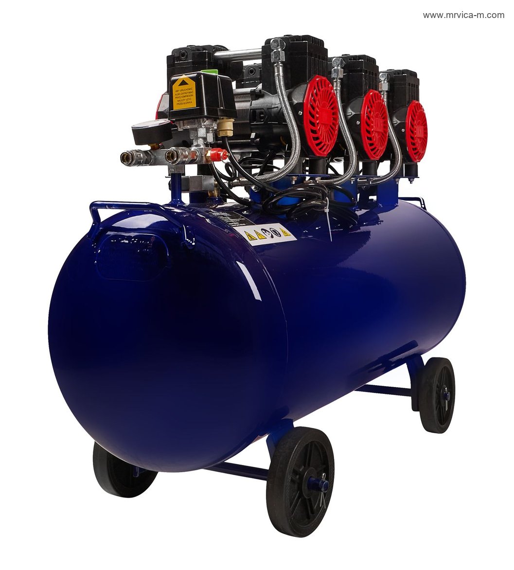Kompresor bez ulja 100L 3000W 582L/min KD4053 KRAFT&DELE - 4