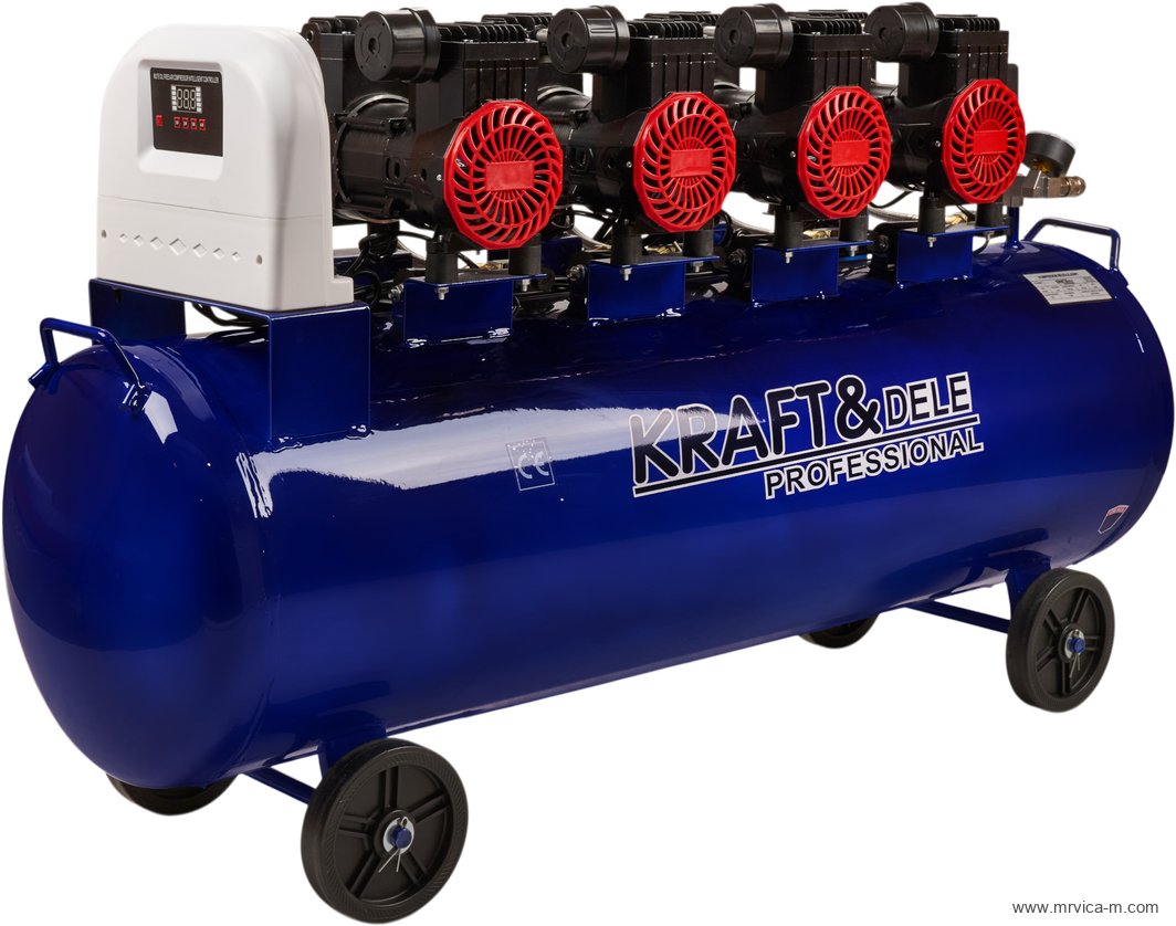 Kompresor bez ulja 100L 6000W 660L/min KD4094 KRAFT&DELE - 3