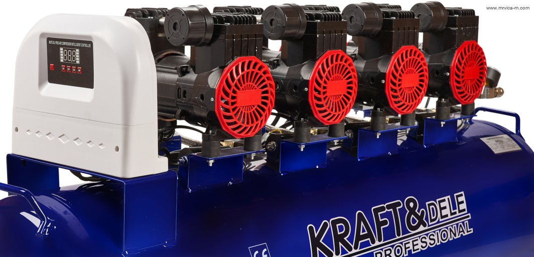 Kompresor bez ulja 100L 6000W 660L/min KD4094 KRAFT&DELE - 5