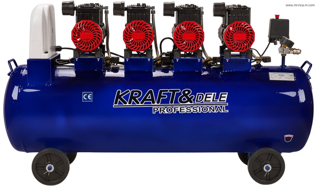 Kompresor bez ulja 120L 7000W 910L/min KD4095 KRAFT&DELE (Copy) - 1
