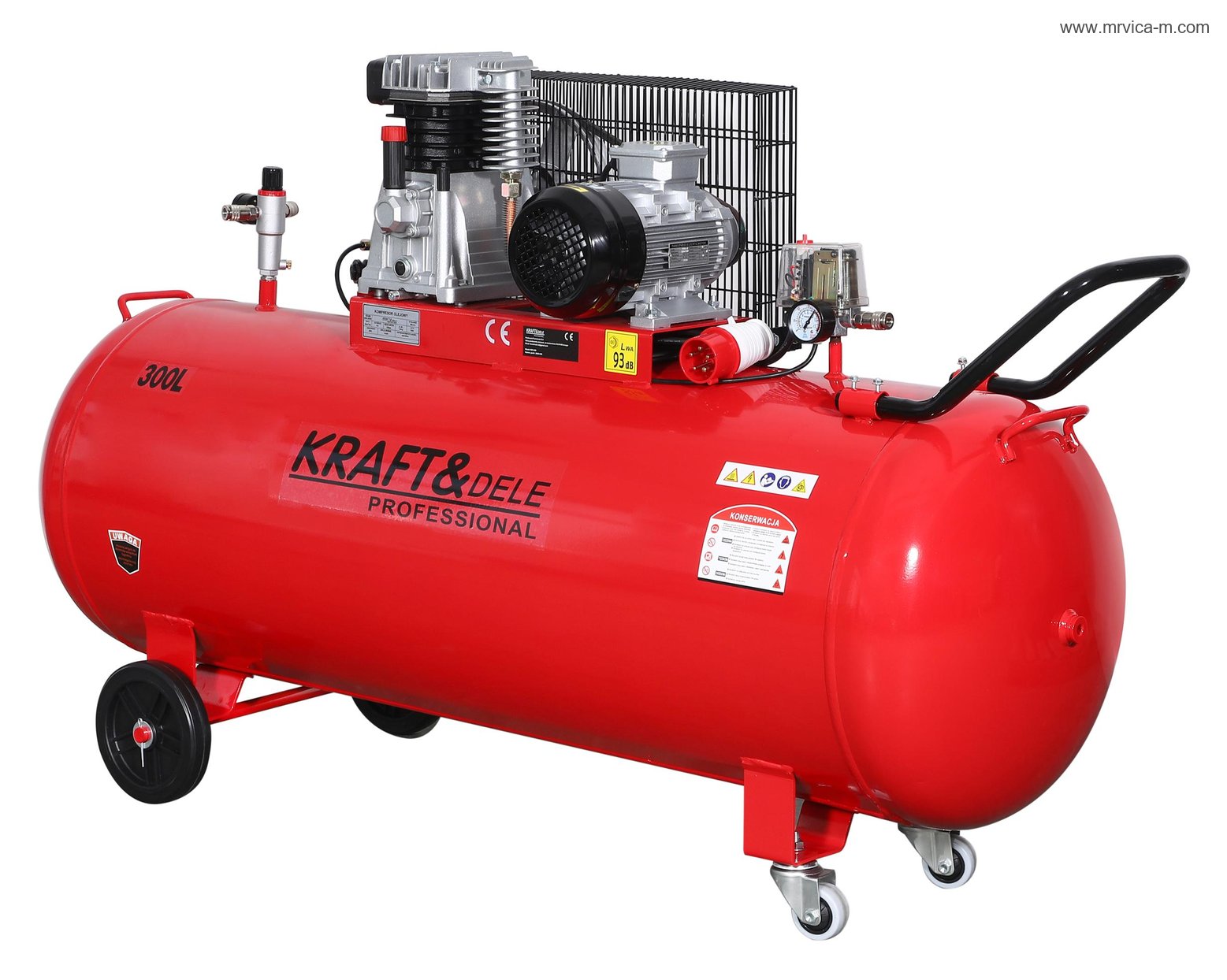 Kompresor uljni 300L 9,5kW KD1409 KRAFT&DELE - 2