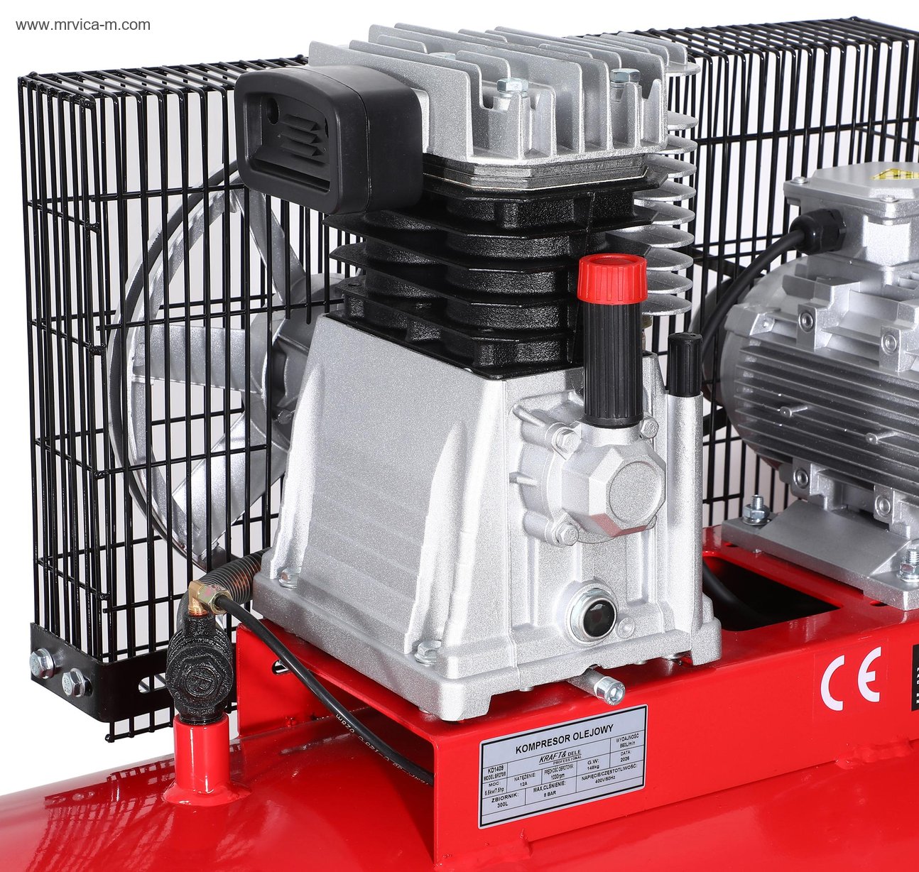 Kompresor uljni 300L 9,5kW KD1409 KRAFT&DELE - 7