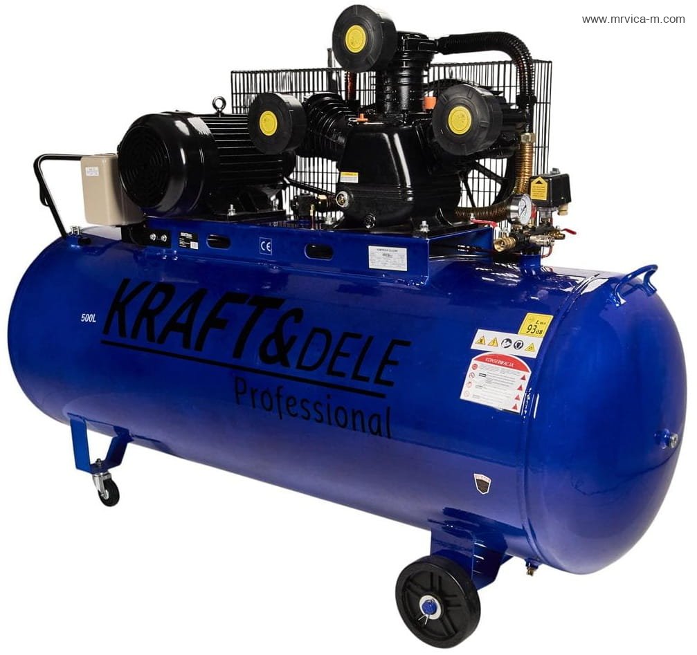 Kompresor uljni 300L 9,5kW KD1409 KRAFT&DELE - 6