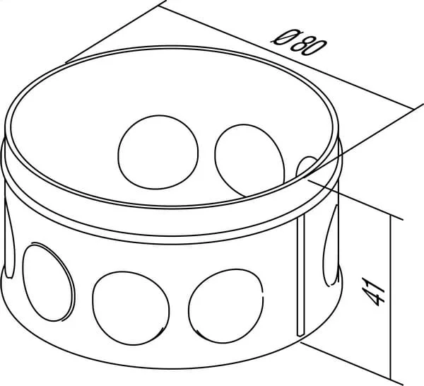 Kutija Razvodna okrugla za zid DSM78 DW10 MODUL - 2