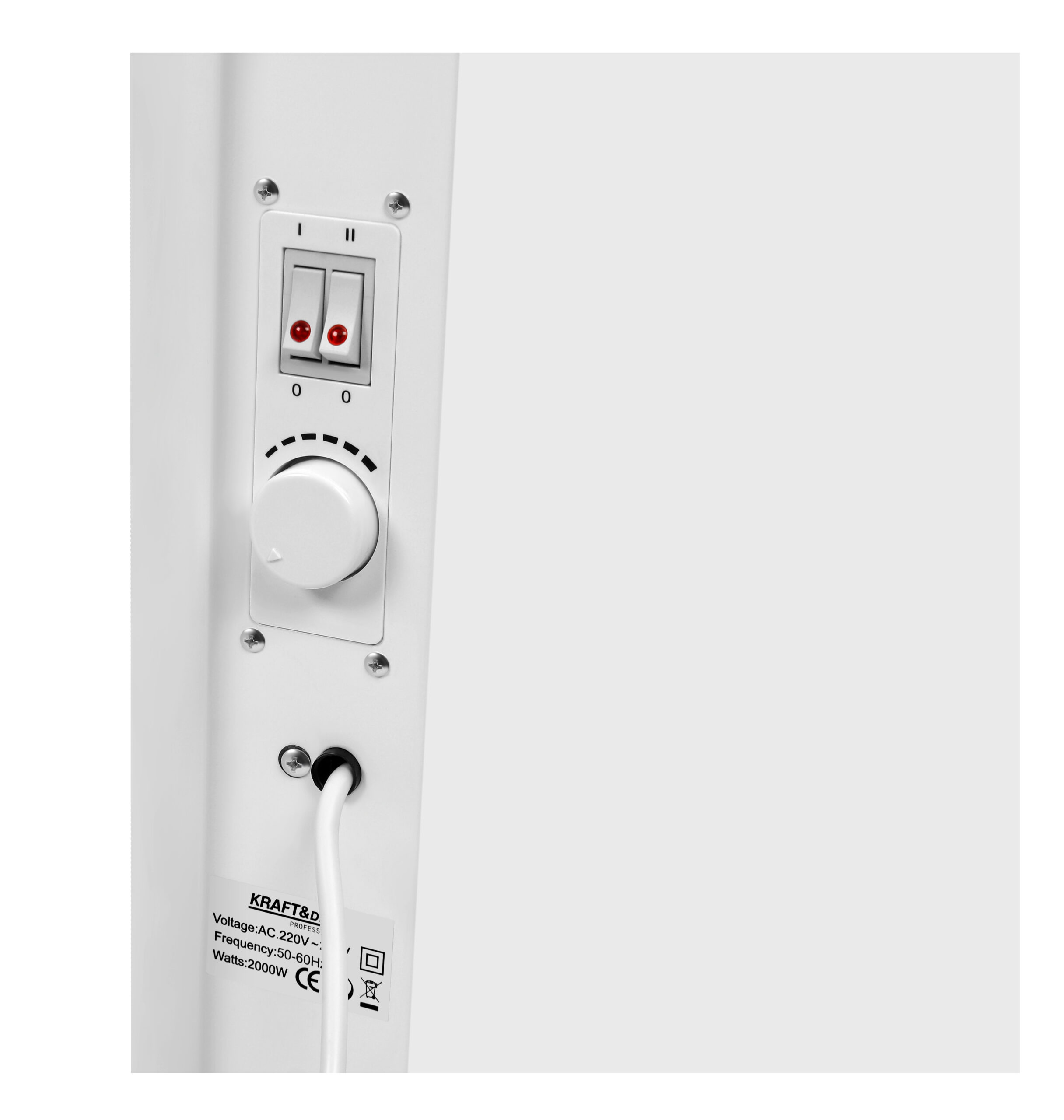 Grijalica Konvektorska Radijator Električni 2000W KD6515 - 4