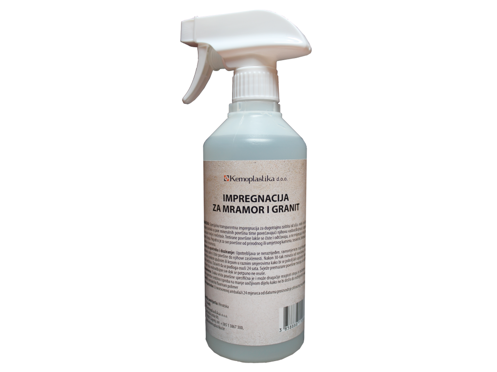 Set za čišćenje i impregnaciju mramora, granita sa prskalicom 2x500 ml - 5