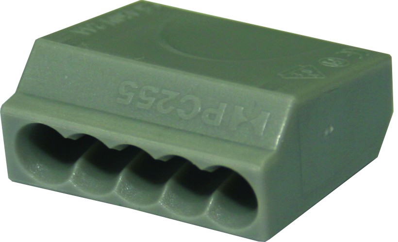 Stezaljka bezvijčana PA 2.5mm2 5P (PC255) UW47GY 10/1 MODUL