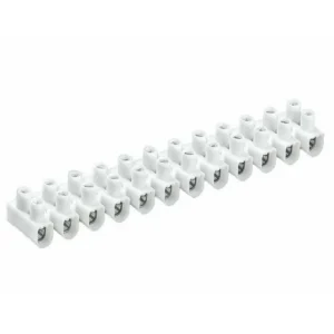 Stezaljka dvoredna 4-16mm2 76A/450V 12P UW32WH PP redna stezaljka luster klema