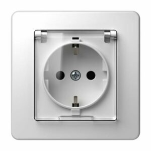 Utičnica Schuko s poklopcem prozirnim 2P+E 16A 250V~ KK XO EKONOMIK - 1