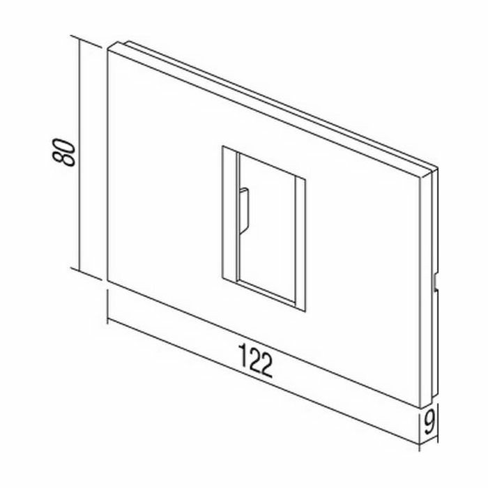 Okvir Line 1/3M OL13 MODUL Razne boje (potrebna je kutija za 3M i nosač za 3M) - 2
