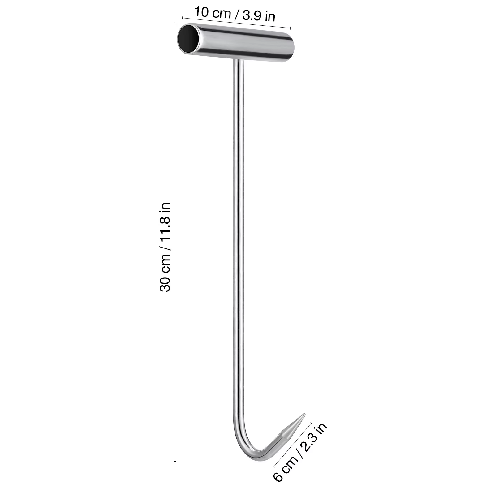 Kuka Metalna za skidanje Papaka, Vuču većih komada mesa izvlačenje rebara 30 cm - 2