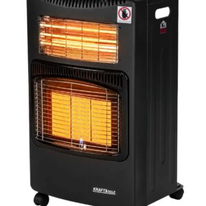 Grijalica Plinska na bocu 1500/2750/4200W i Električni Radijator 1200W 2 u 1 KD6531 - 1
