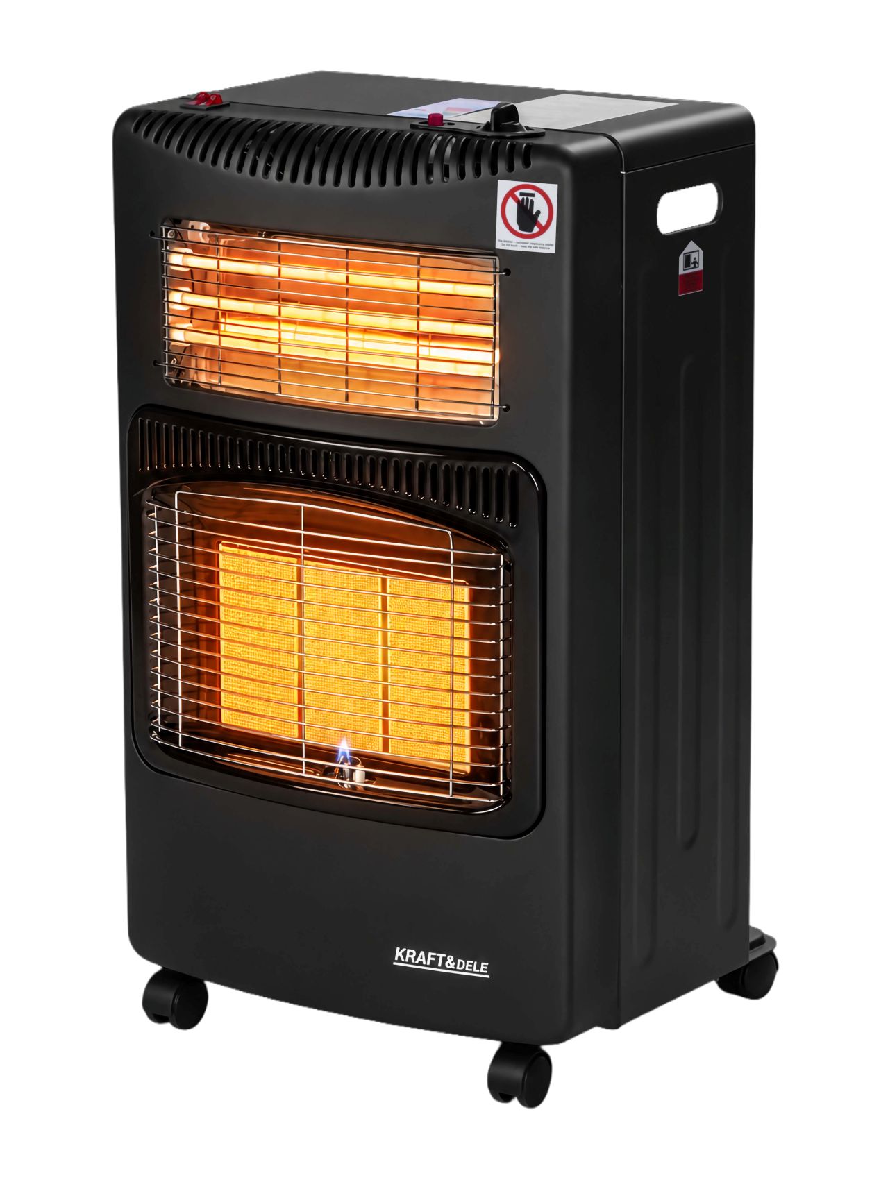 Grijalica Plinska na bocu 1500/2750/4200W i Električni Radijator 1200W 2 u 1 KD6531 - 1