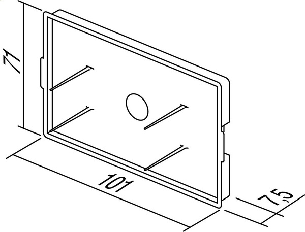 Poklopac kutije zaštitni PM3 20/1 DM33 MODUL - 2