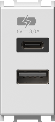 Punjač USB 5V 3,0A 1M EM68 MODUL Razne boje USB-A USB-C