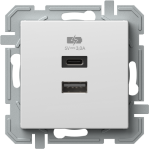 Punjač USB 5V 3,0A Bijela sjaj EQ68PWXO LOGIQ