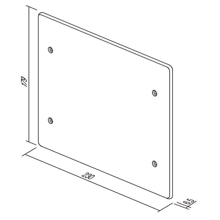 Poklopac kutije dekorativni PM72 DM75 MODUL - 2