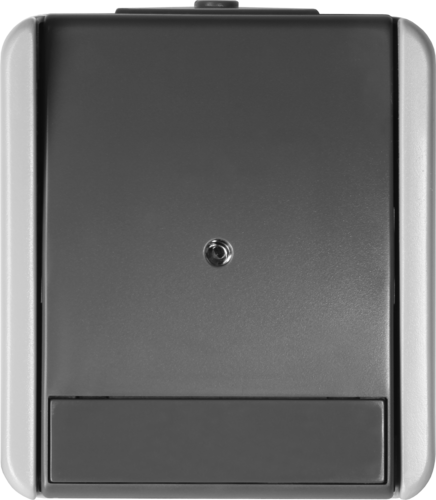 Tipkalo jednopolno IP44 10A 250V~ SF11TI FONTANA Bijela/Siva - 1