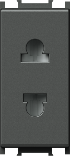 Utičnica Euro/američka+ks 2P 16A 250V~ 1M MODUL