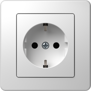 Utičnica Schuko 2P+E 16A 250V~ VE12BV EKONOMIK bezvijčana utičnica