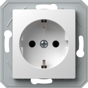 Utičnica Schuko 2P+E 16A 250V~ BV Bijela sjaj XO 6/1 EKONOMIK