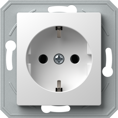 Utičnica Schuko 2P+E 16A 250V~ BV Bijela sjaj XO 6/1 EKONOMIK