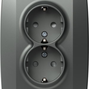 Utičnica Schuko dvostruka 2P+E 16A 250V~ LOGIQ