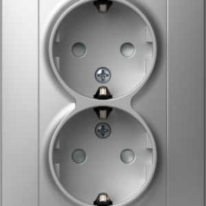 Utičnica Schuko dvostruka 2P+E 16A 250V~ KS EKONOMIK