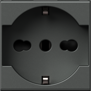 Utičnica Schuko/ita P17/11+KS 2P+E 16A 250V~ 2M MODUL