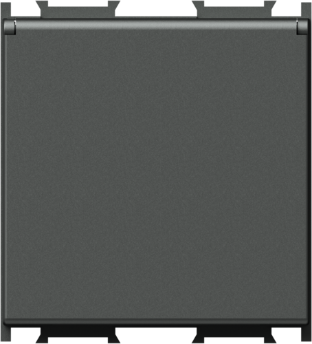 Utičnica Schuko+ks+poklopac 2P+E 16A 250V~ 2M MODUL