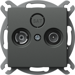 Utičnica TV-R prolazna 10dB KQ12XO LOGIQ Razne boje